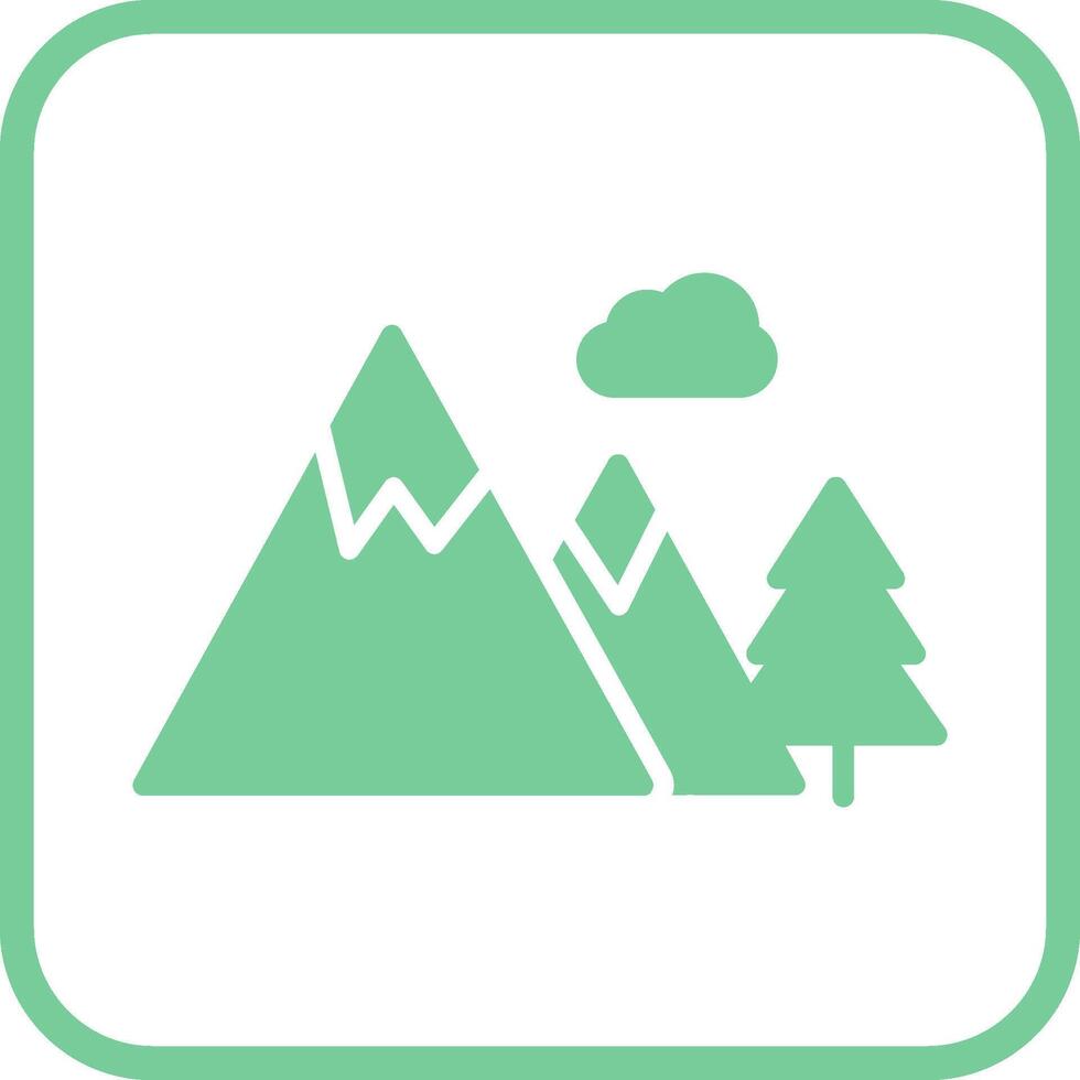 Mountain Vector Icon