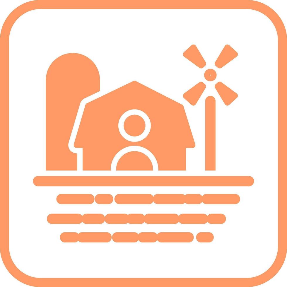 Farm House Vector Icon