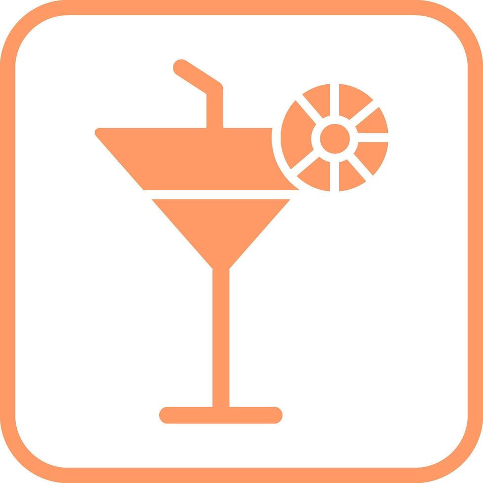 Cocktail Drink Vector Icon