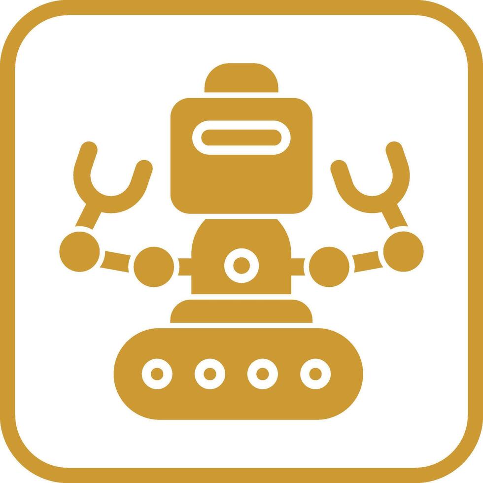 Industrial Robot I Vector Icon