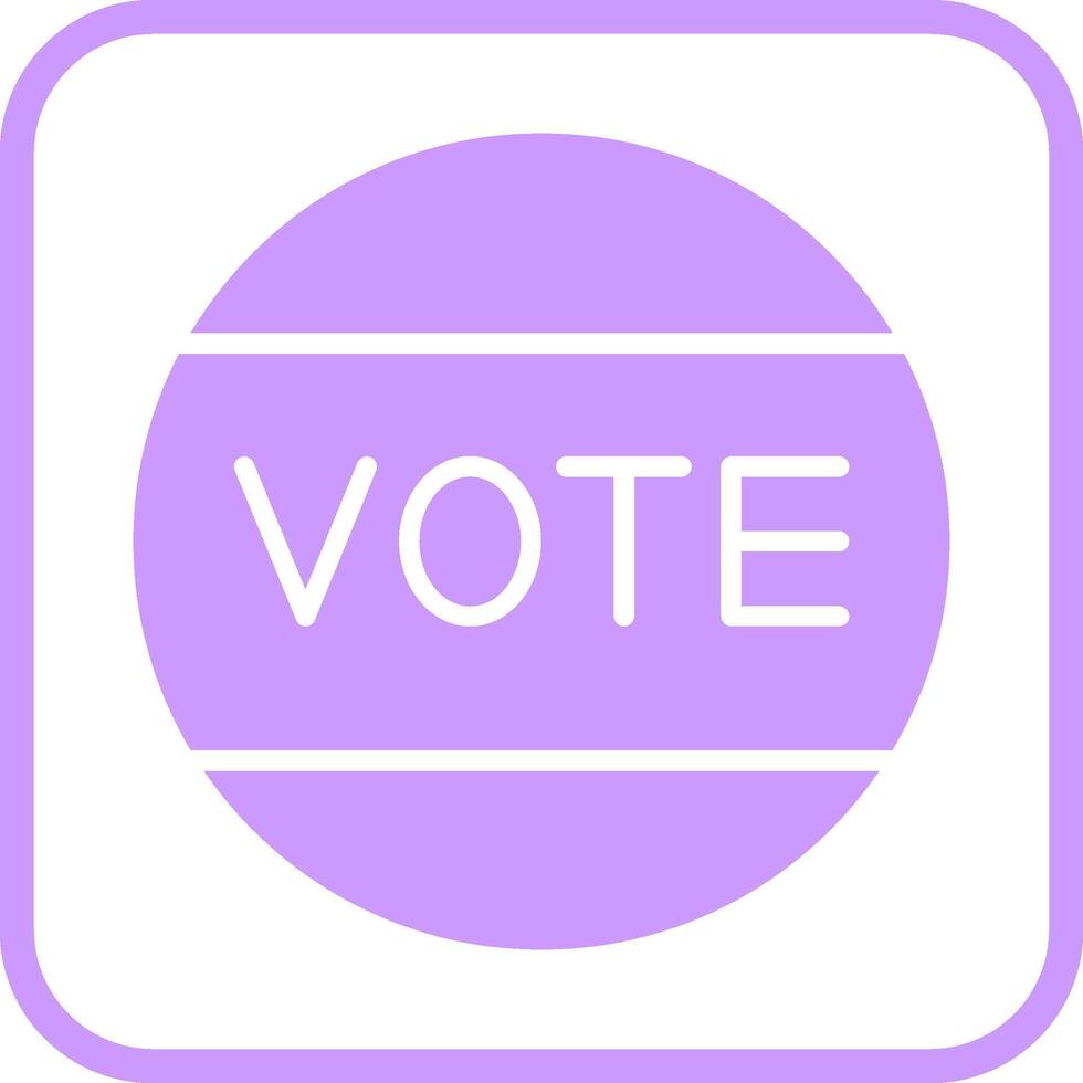 icono de vector de voto