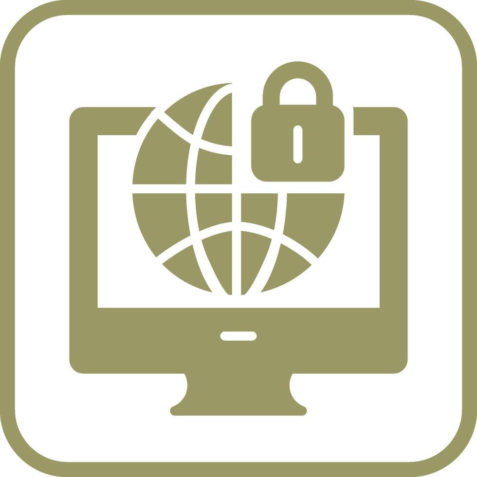 Internet Security Vector Icon