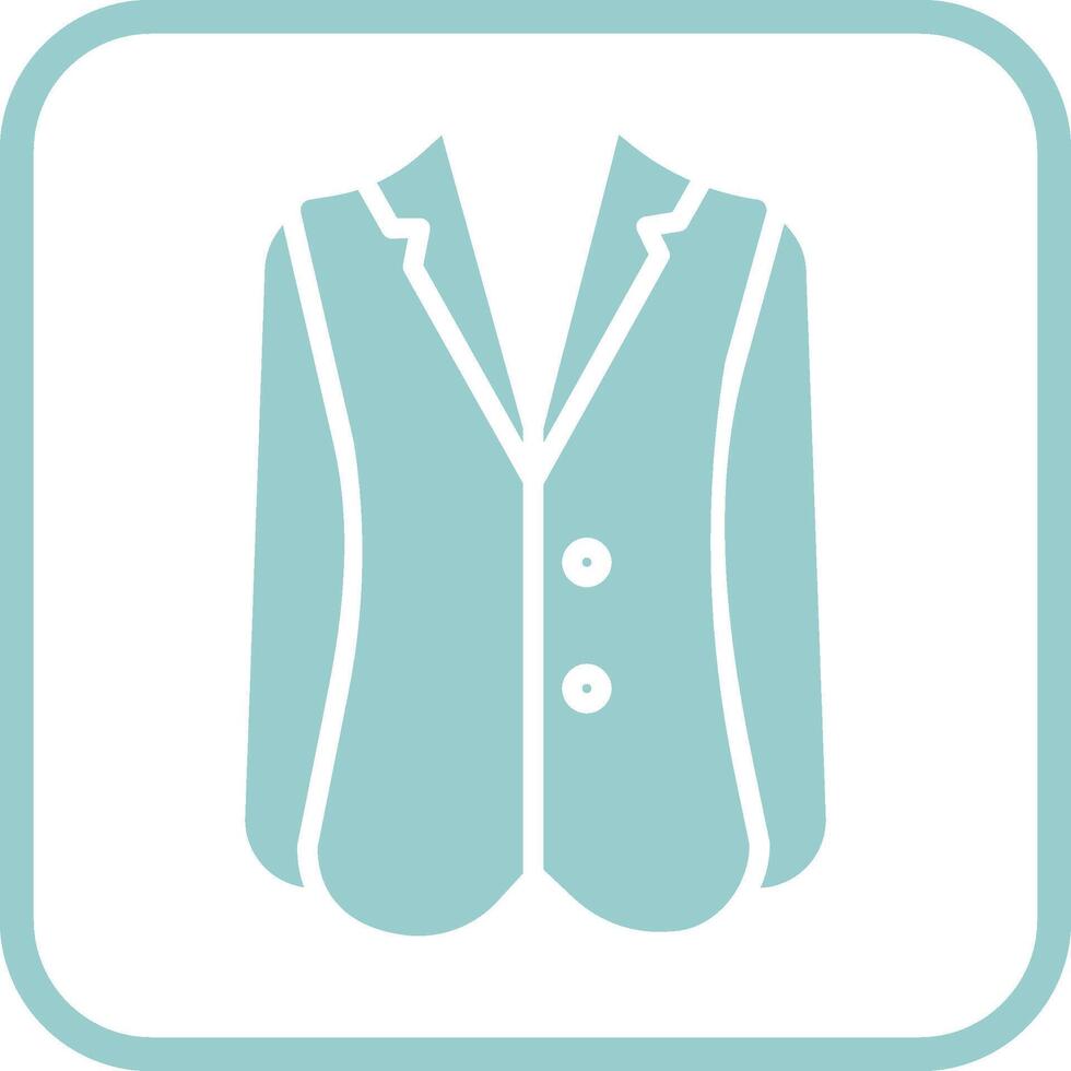 icono de vector de traje