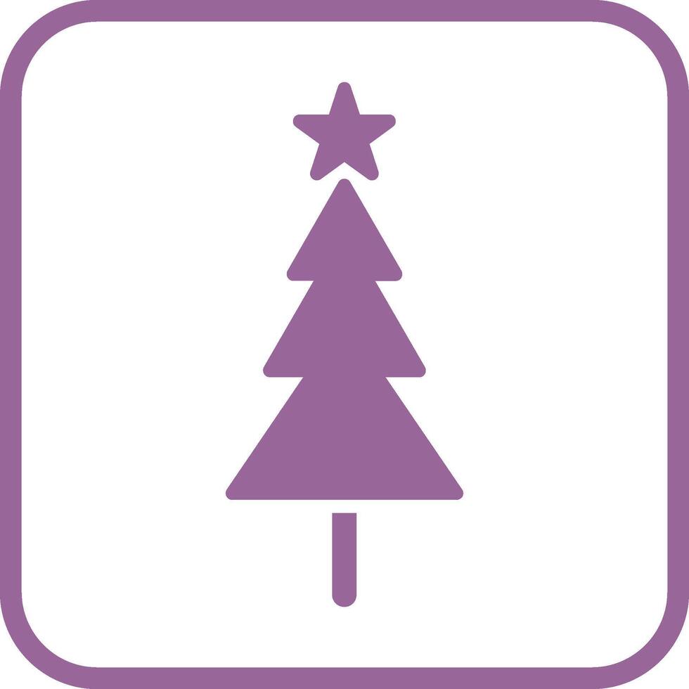 Christmas Tree Vector Icon