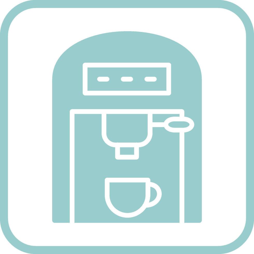 café máquina ii vector icono