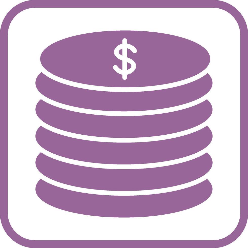 Stack of Coins Vector Icon