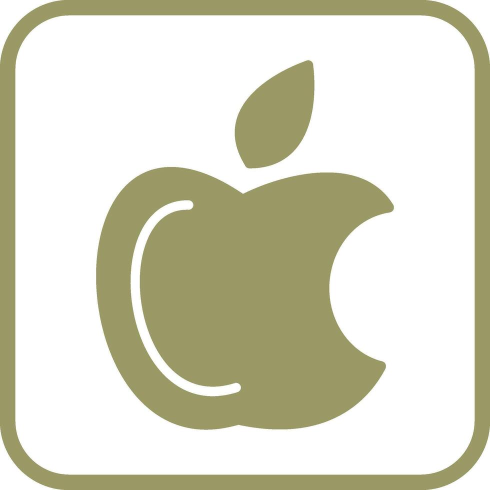 manzana logo vector icono