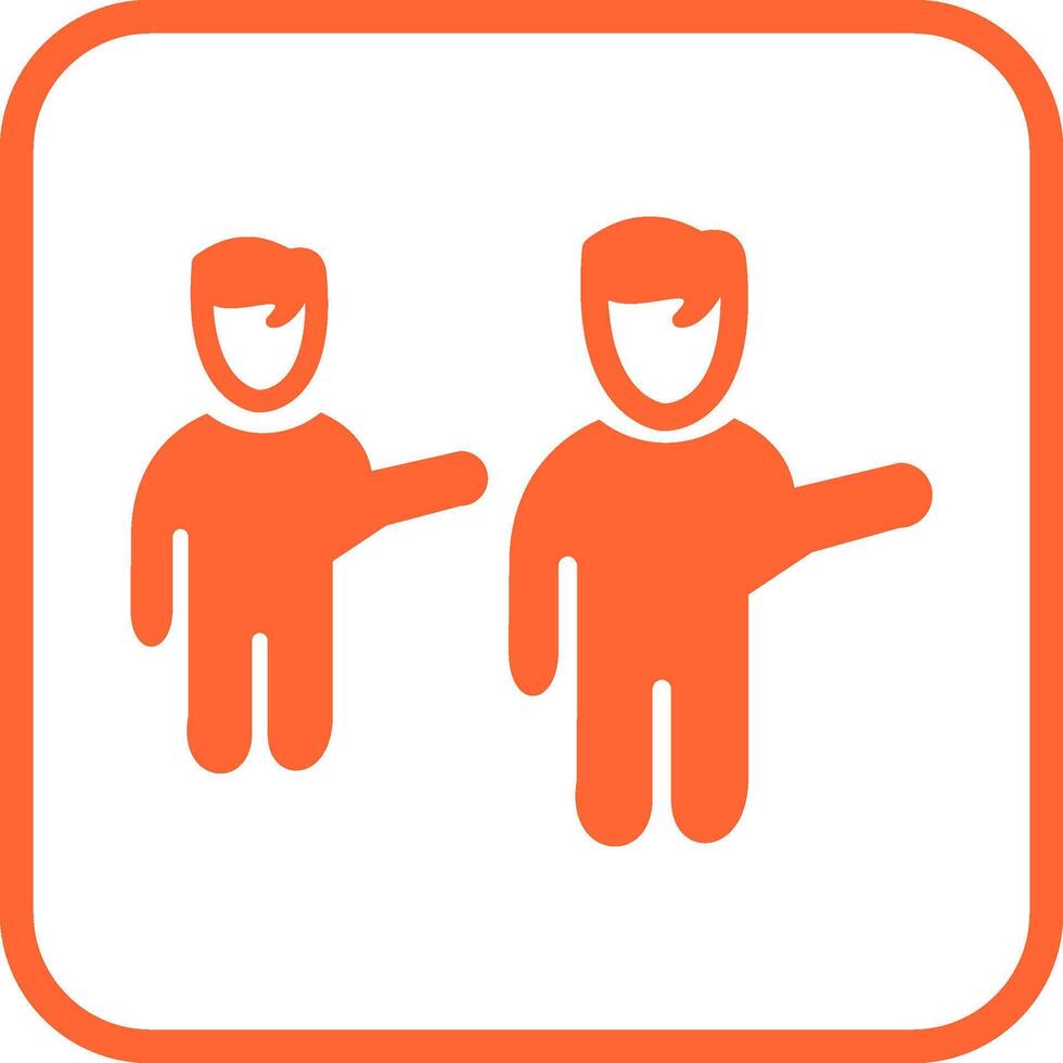 Waving to People II Vector Icon