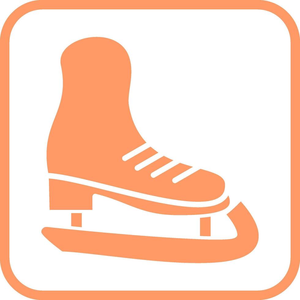 patines, vector, icono vector