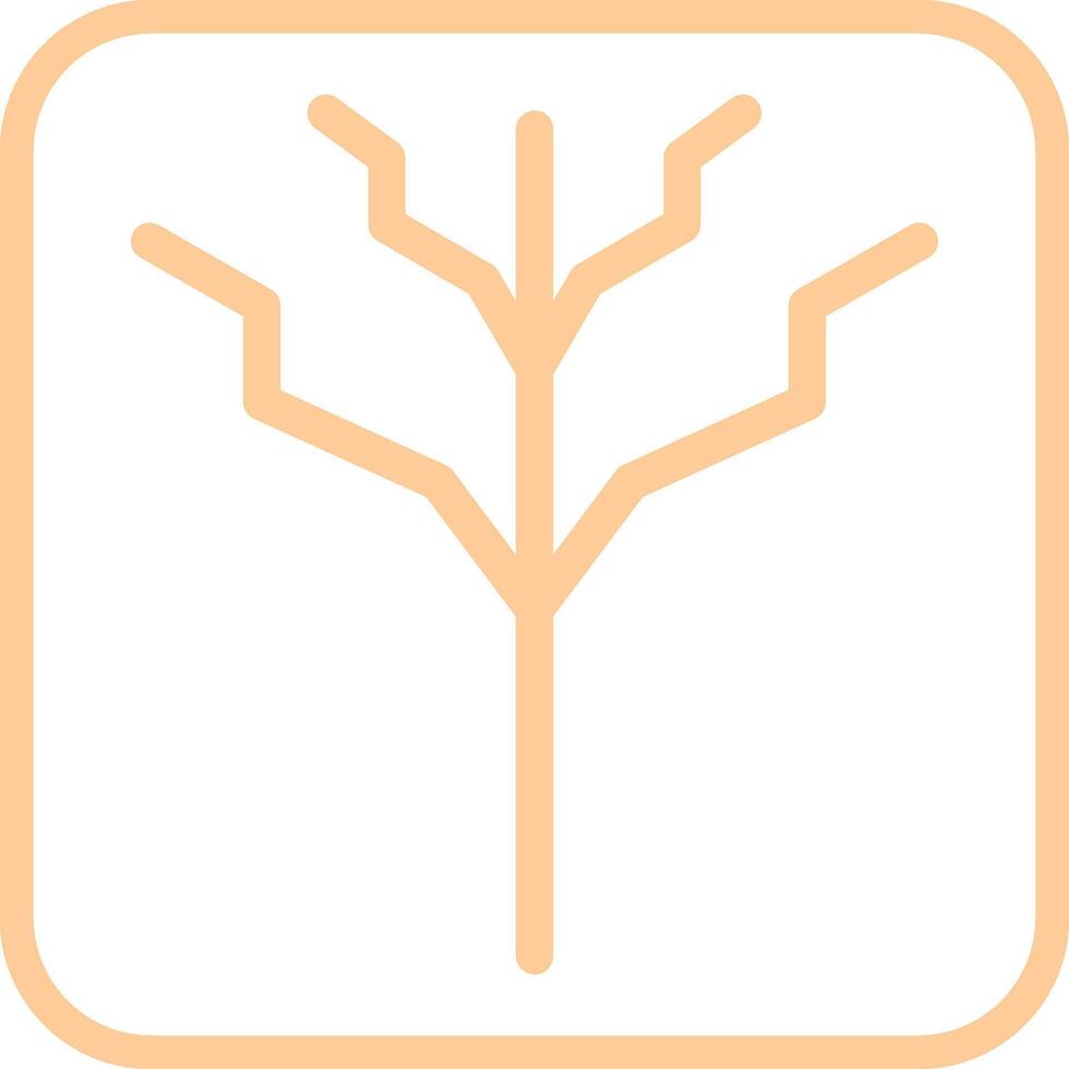Tree with no leaves Vector Icon