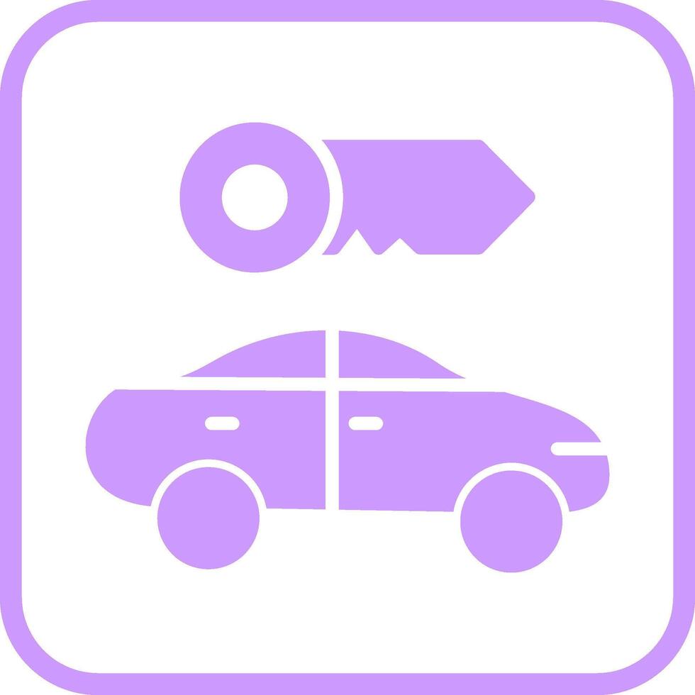 Rent a Car Vector Icon