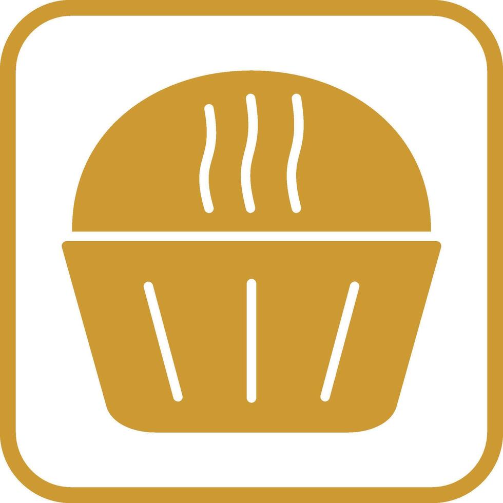 Cream Muffin Vector Icon