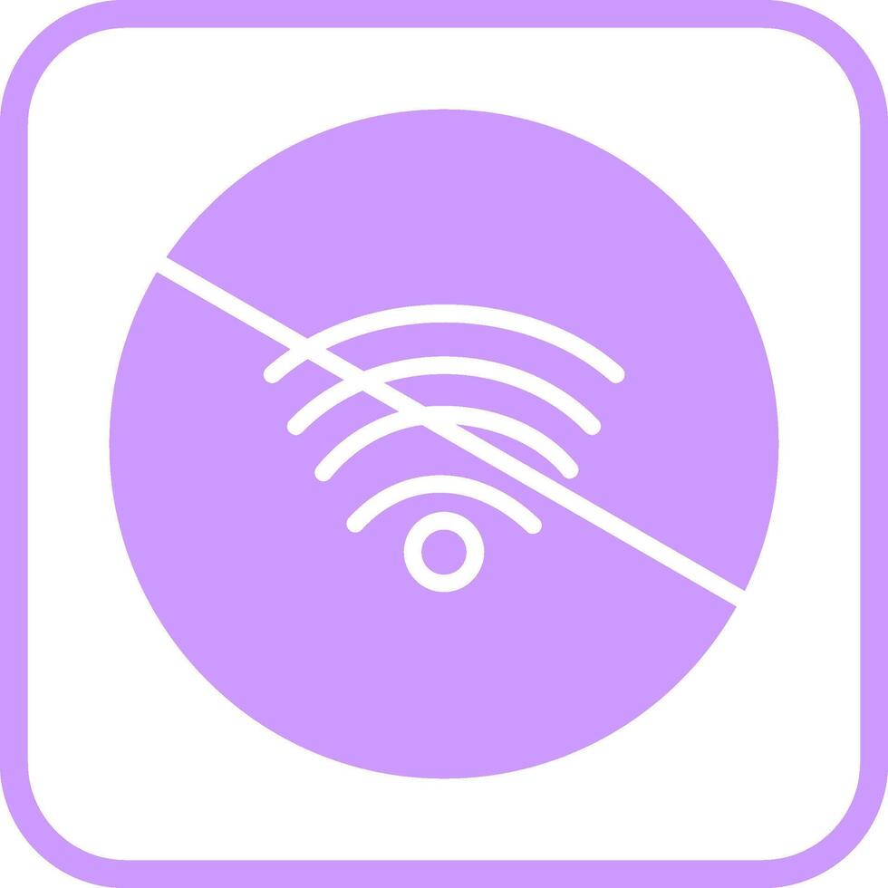 sin icono de vector wifi