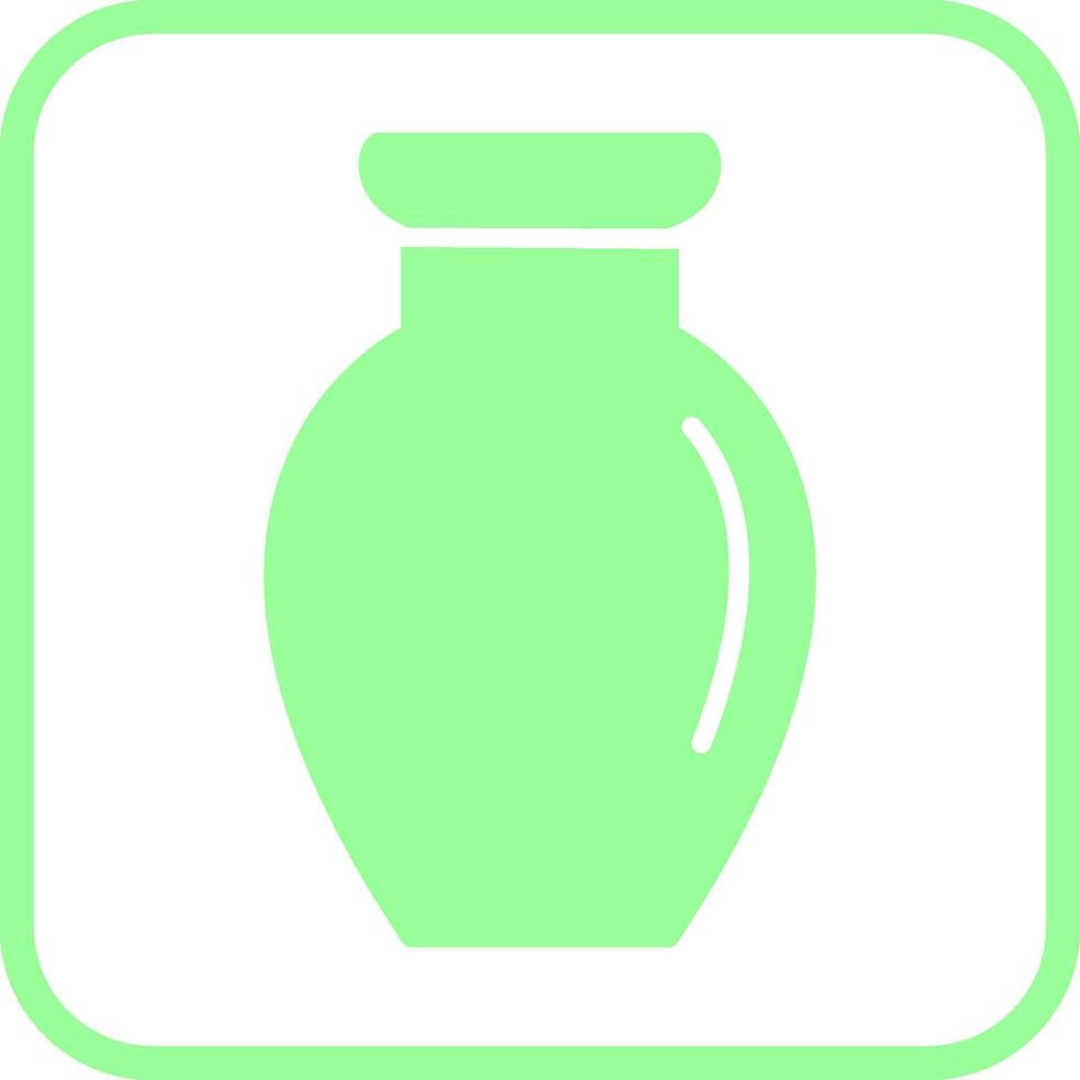 Vase Exhibit Vector Icon