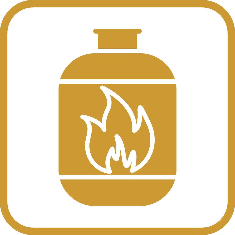 Gas Cylinder Vector Icon