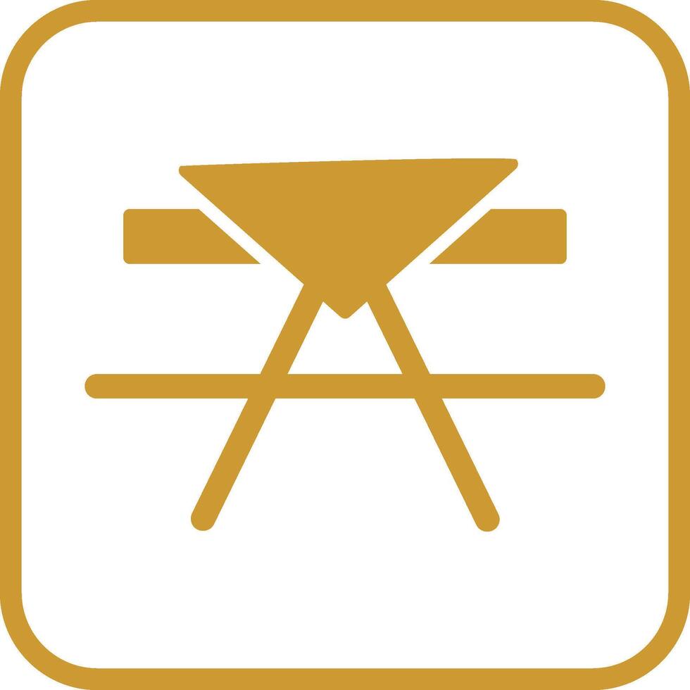 Picnic Table Vector Icon