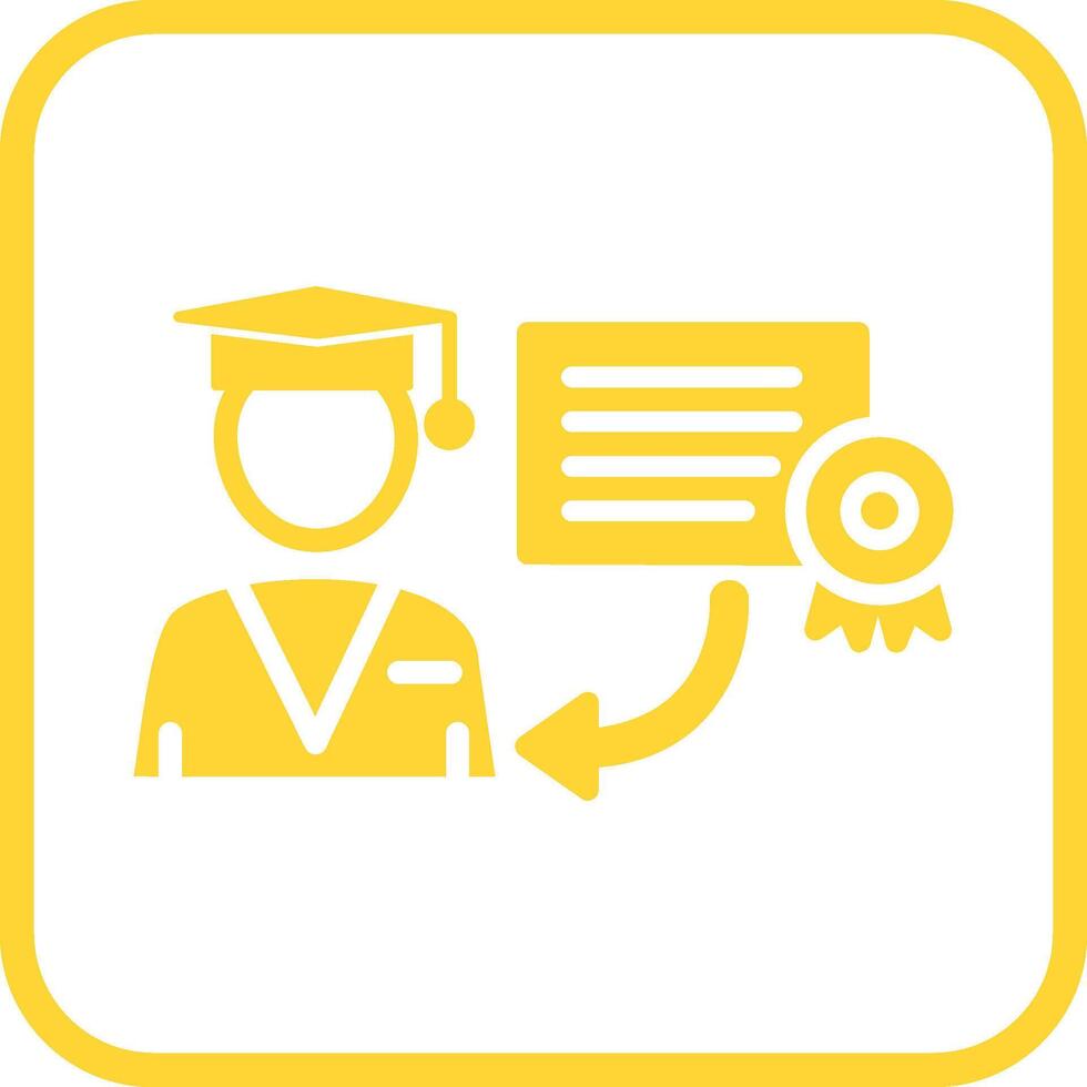 Receiving Degree Vector Icon