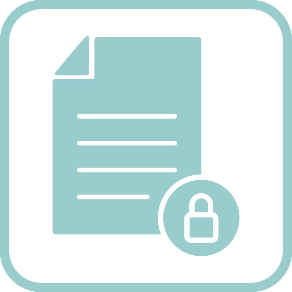 Private Document Vector Icon
