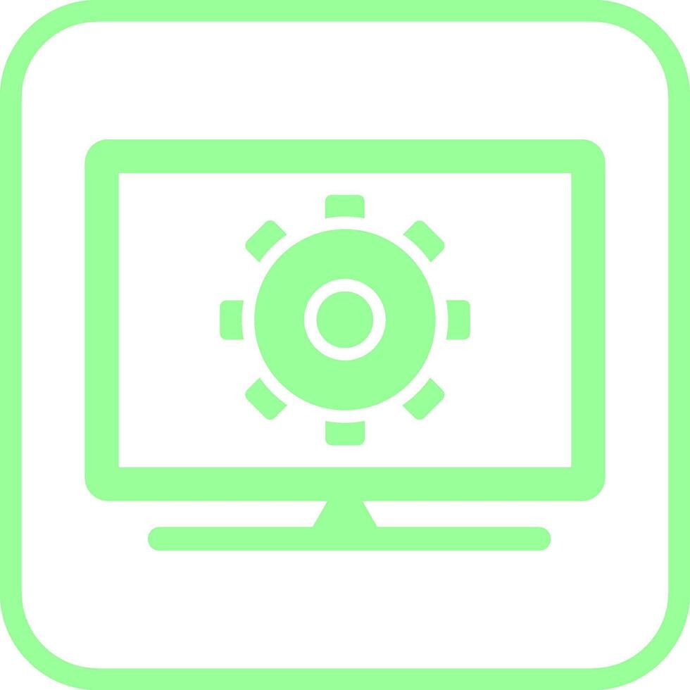 Computer Settings Vector Icon