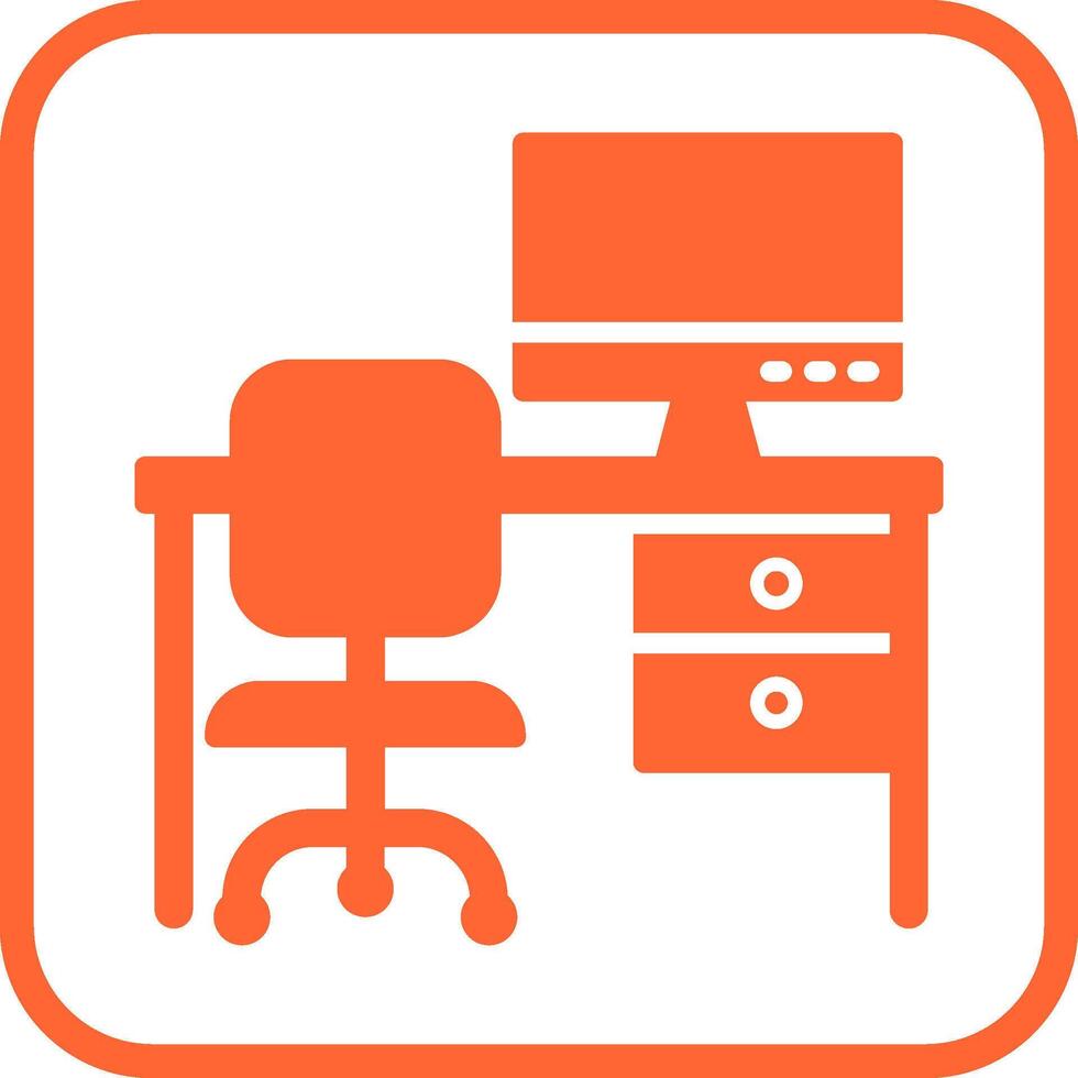 Work Space Vector Icon