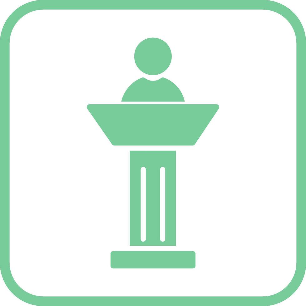 Podium Vector Icon