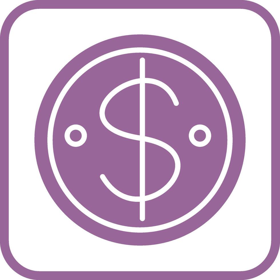 Dollar Coin Vector Icon