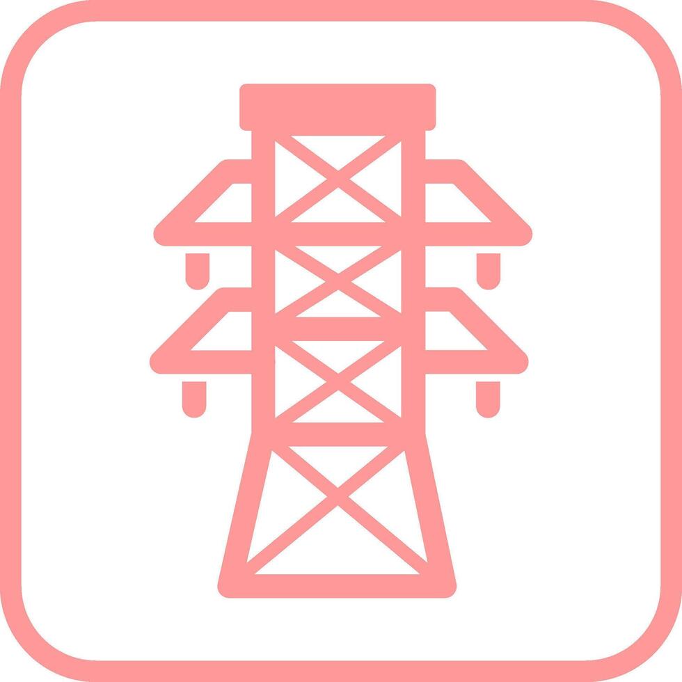 Electricity Tower Vector Icon