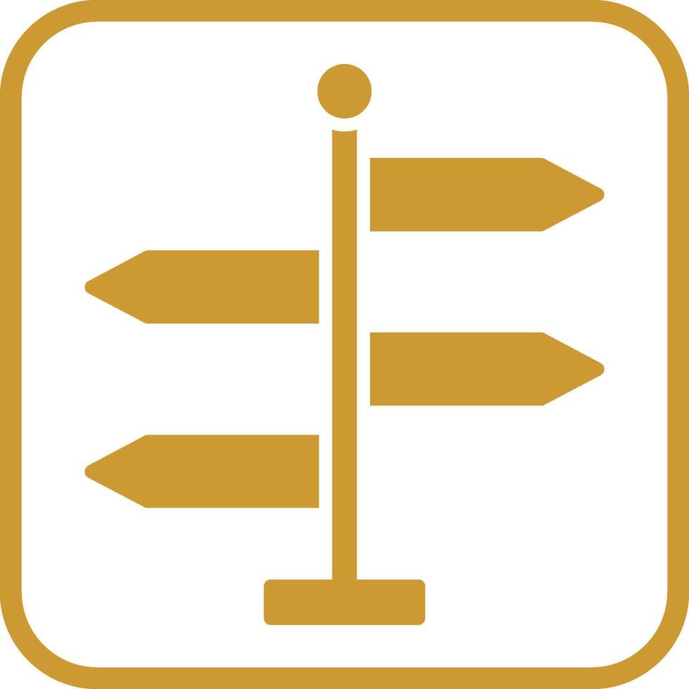 Directions Vector Icon