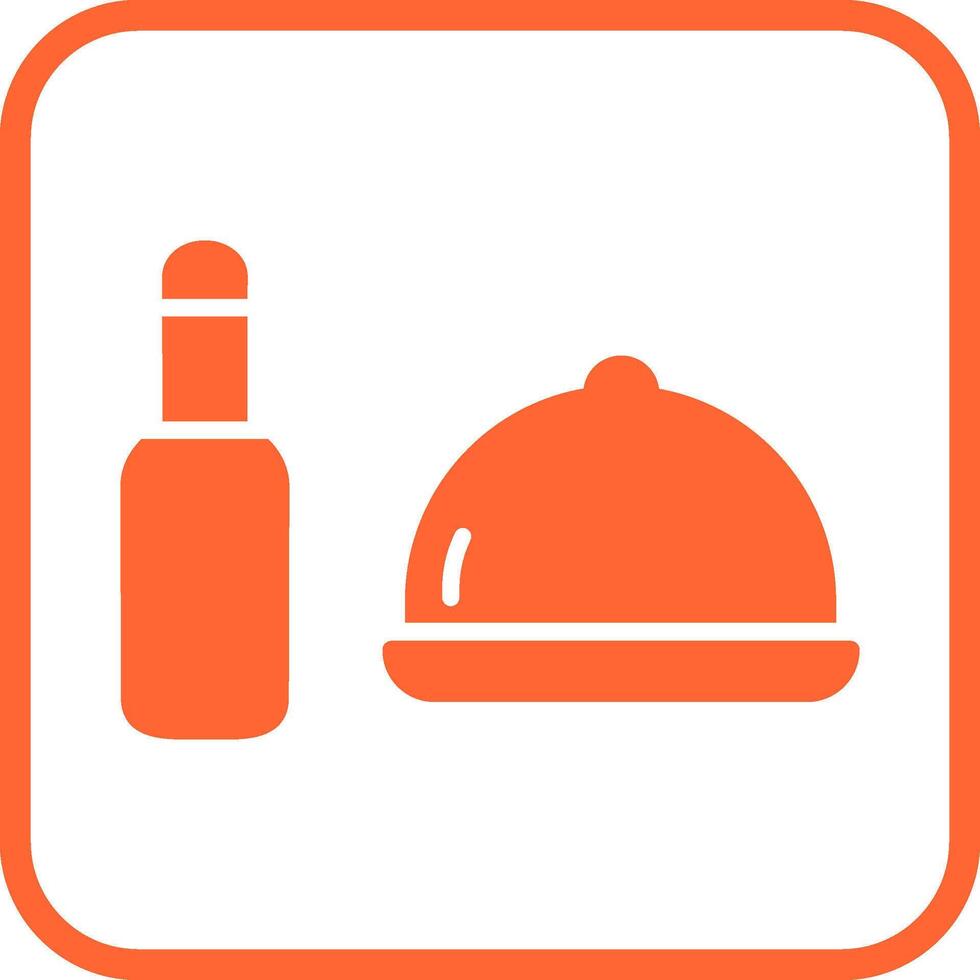 Food and Beer Vector Icon