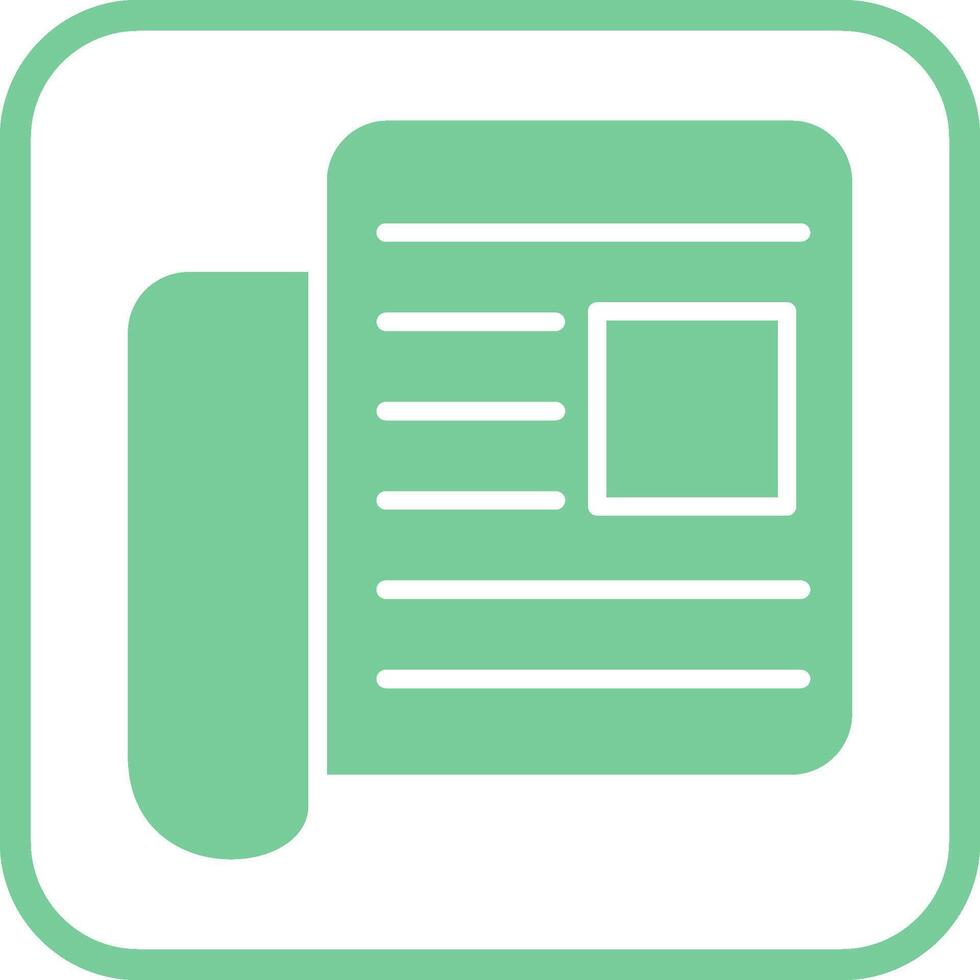Newspaper Vector Icon