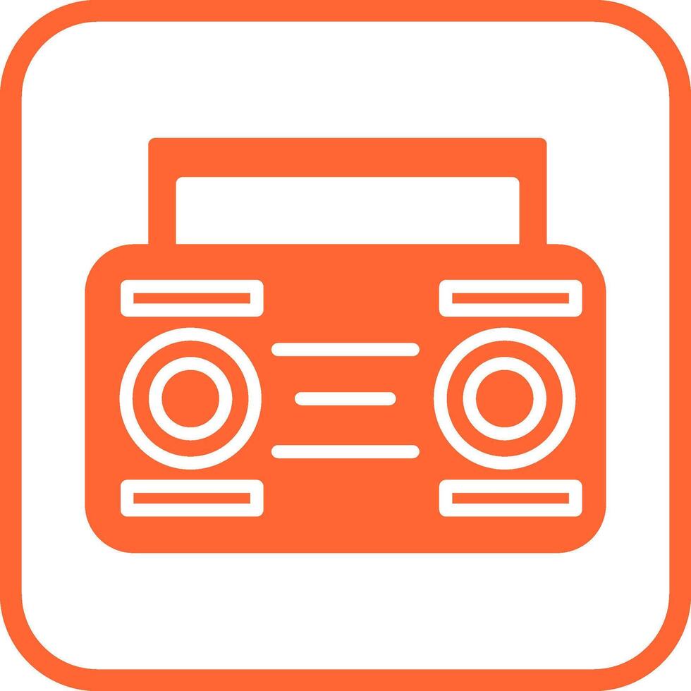 Cassette Player Vector Icon