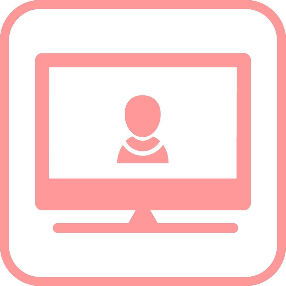 Female Visitor Vector Icon