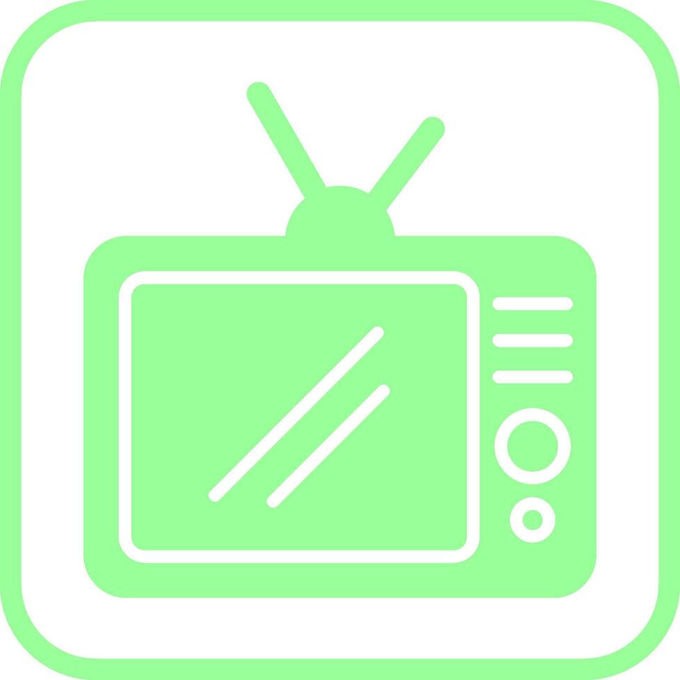 TV Set Vector Icon