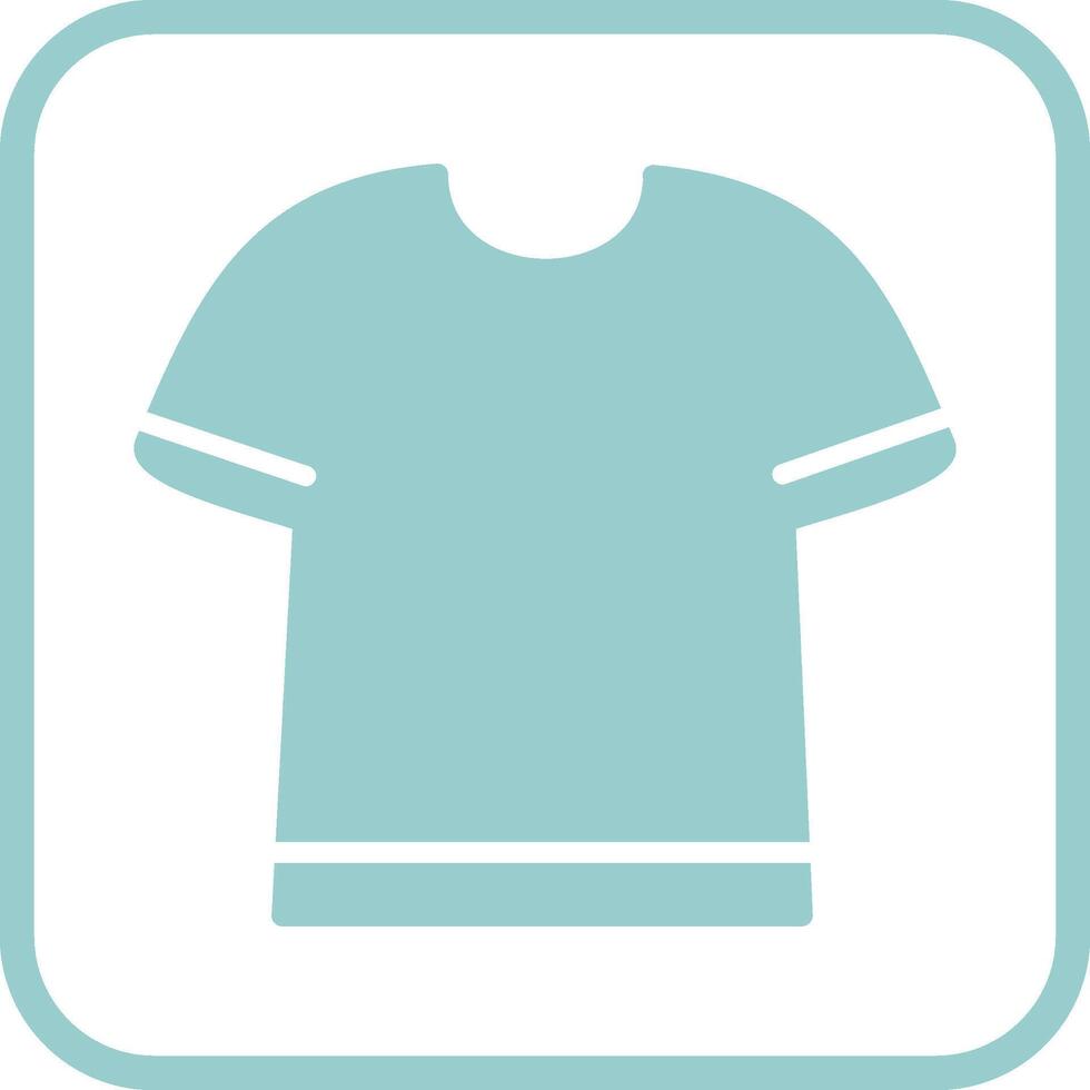 T Shirt with Lines Vector Icon
