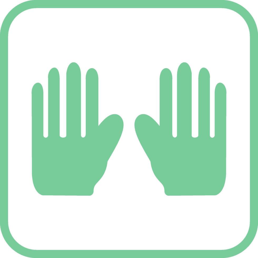 Gardening Gloves Vector Icon