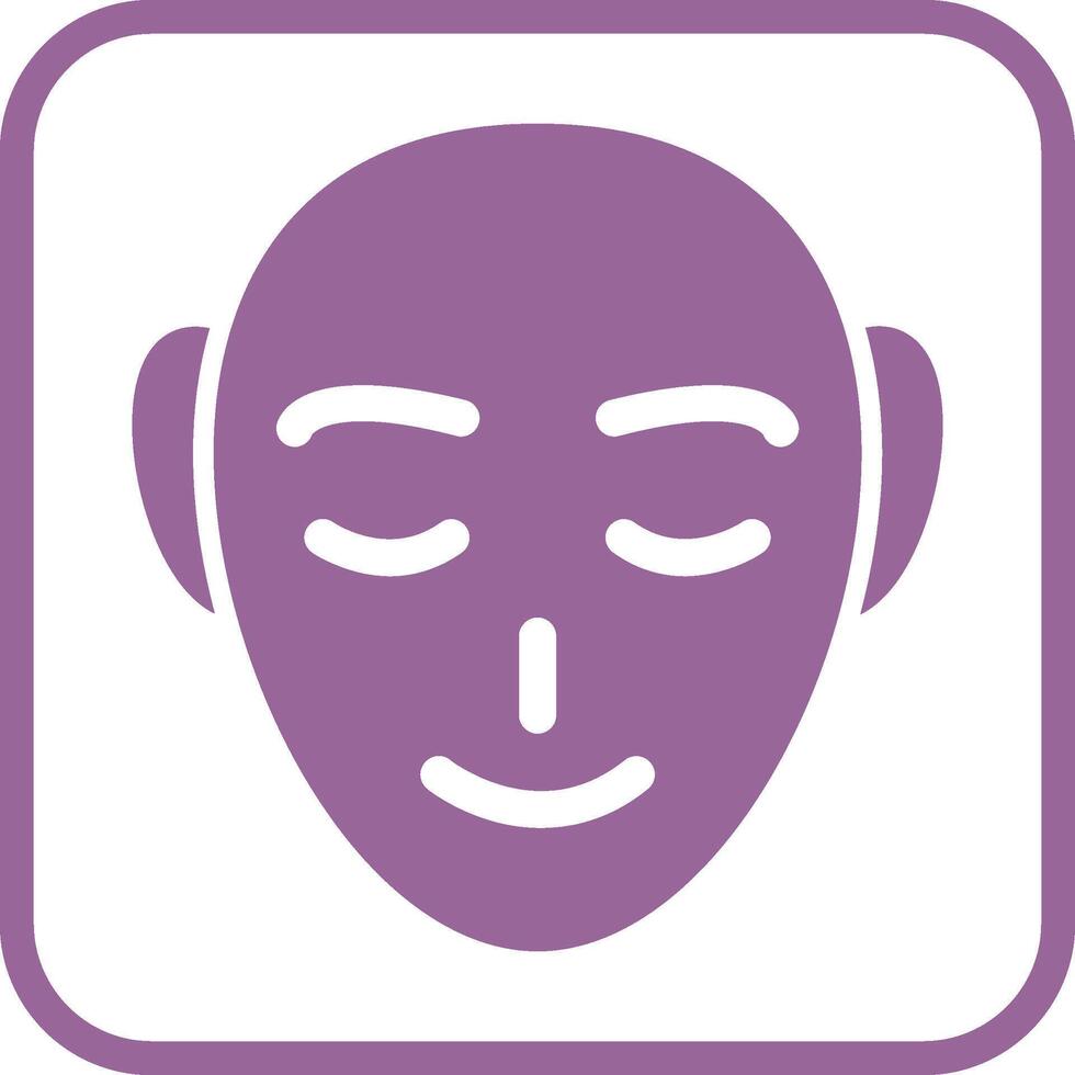 icono de vector de rostro humano