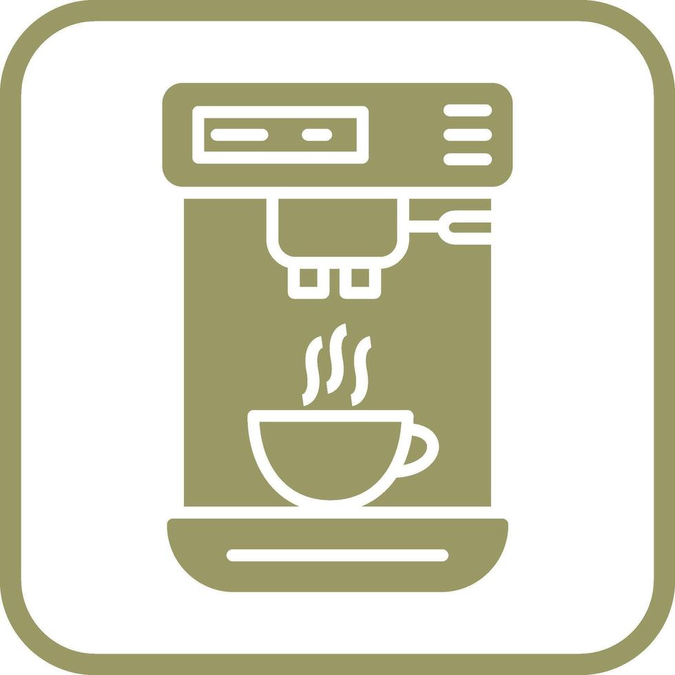 café máquina yo vector icono