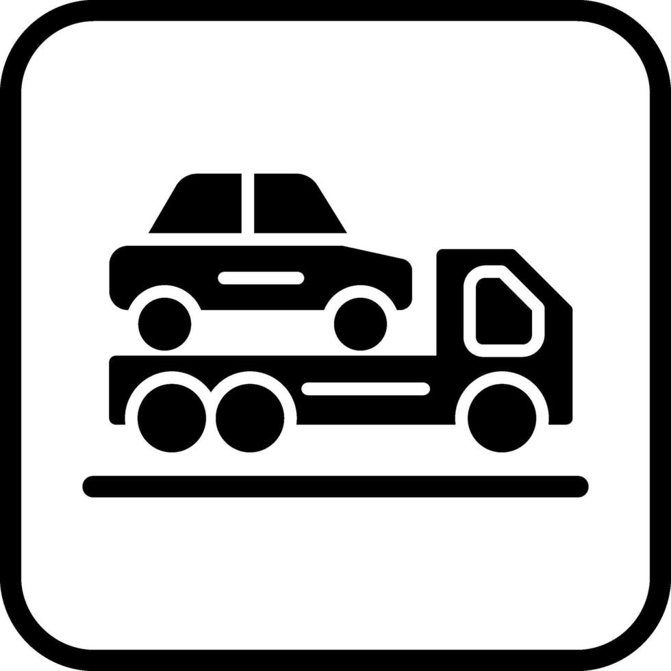 Trailer Vector Icon