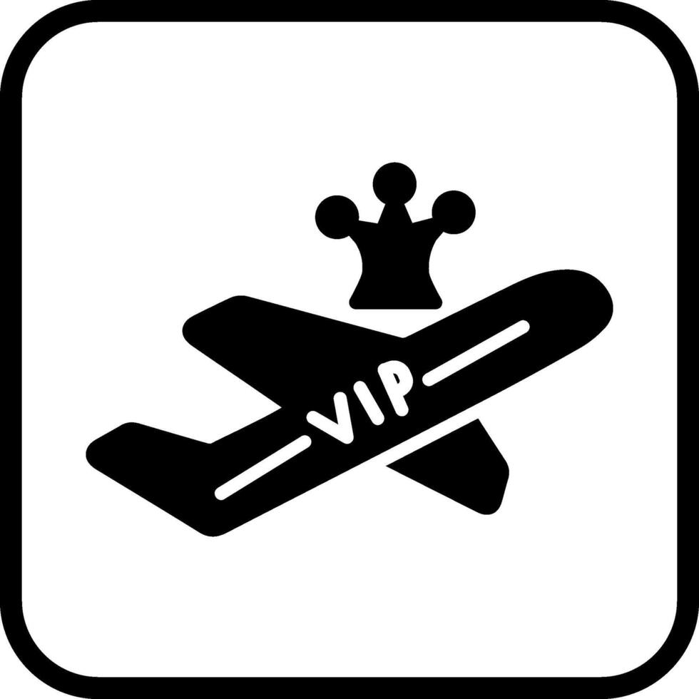 icono de vector de pasajero vip