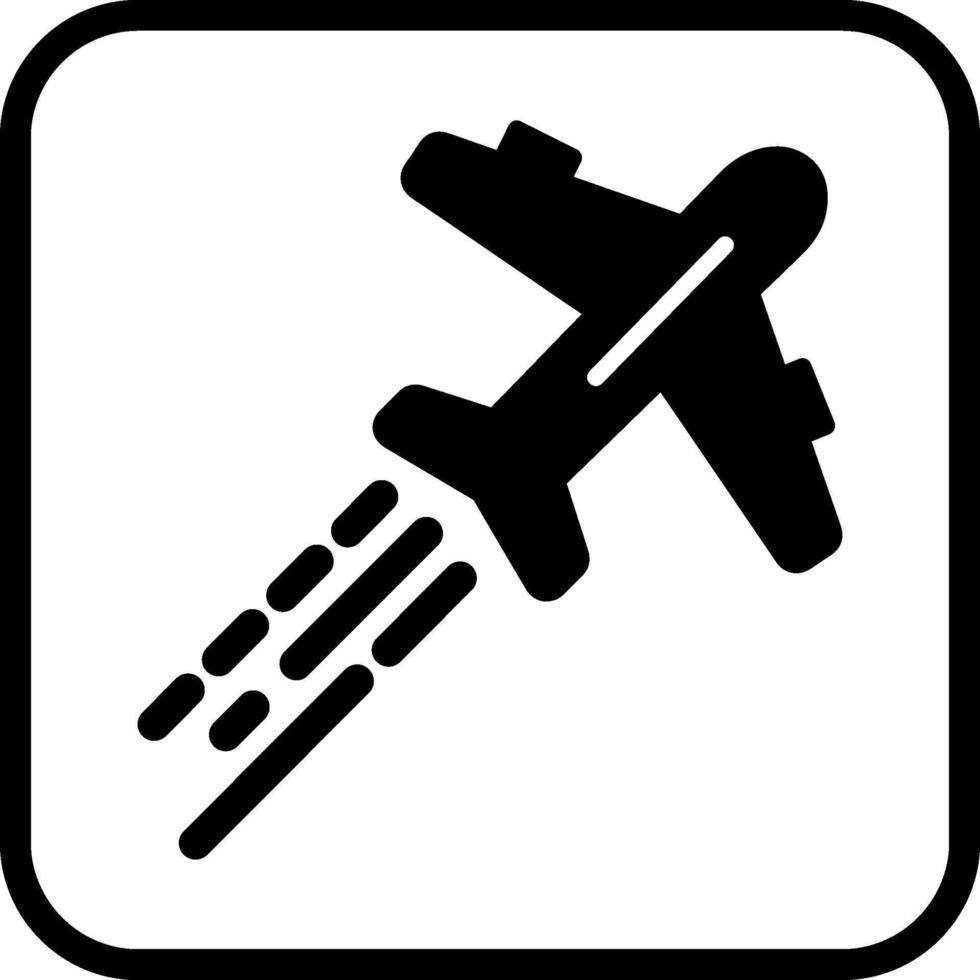 icono de vector de avión