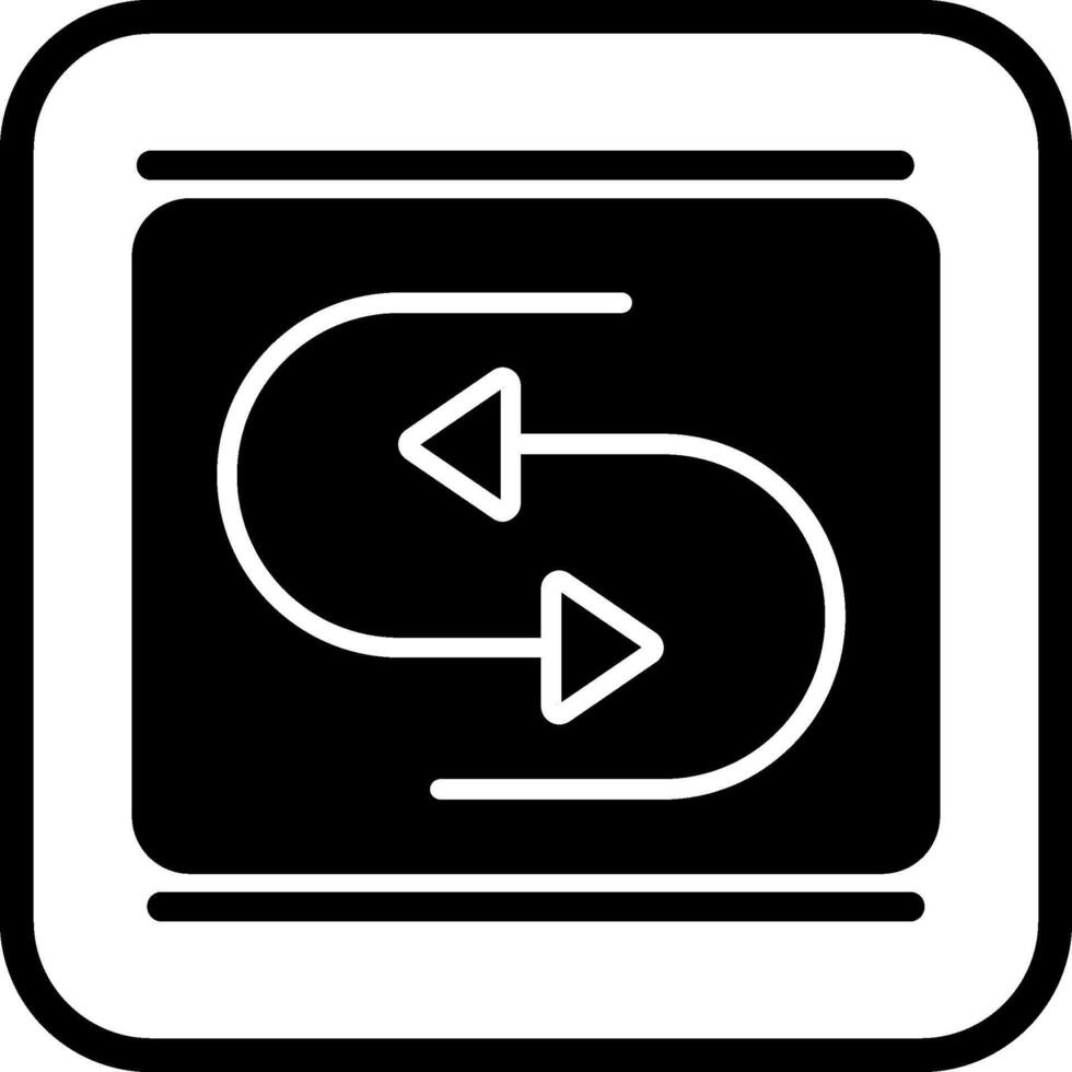 Reverse Arrow Vector Icon