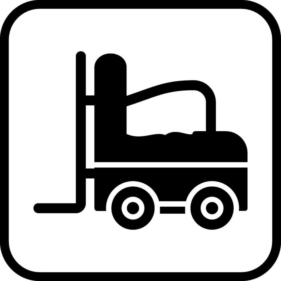 Forklift Vector Icon