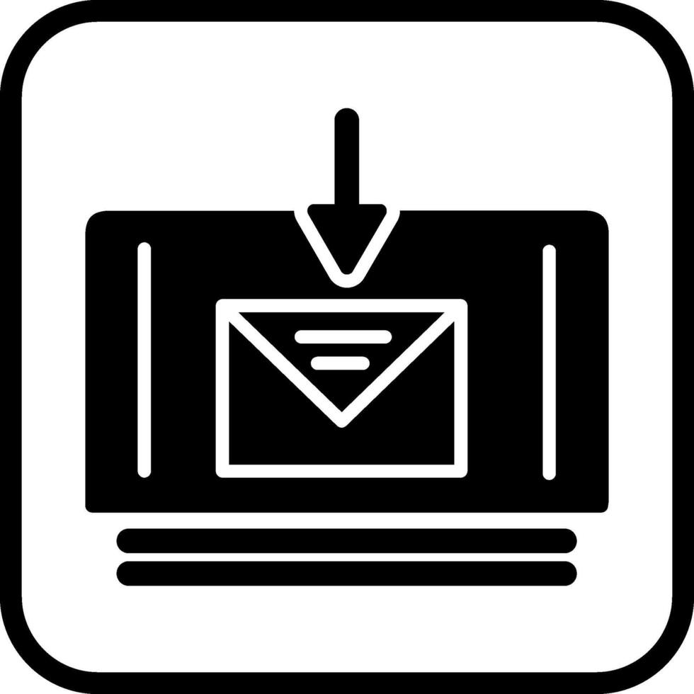 Mail Download Vector Icon
