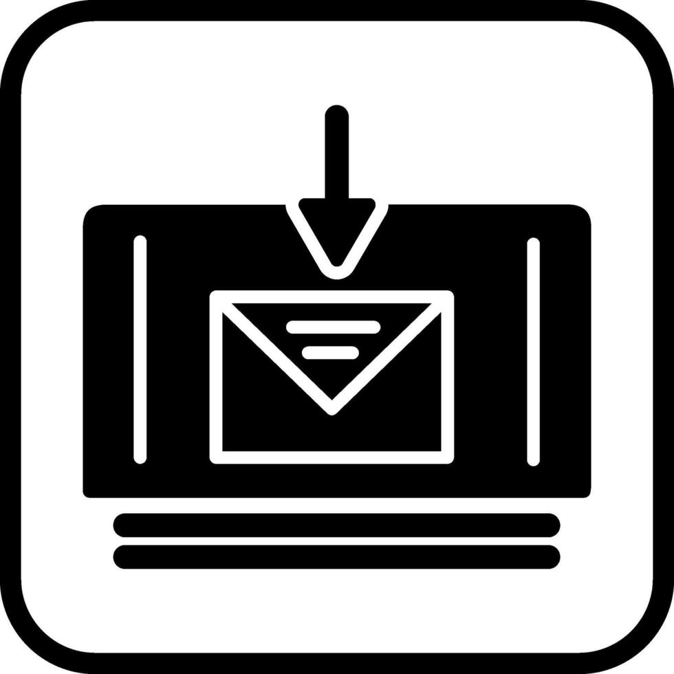 Mail Download Vector Icon