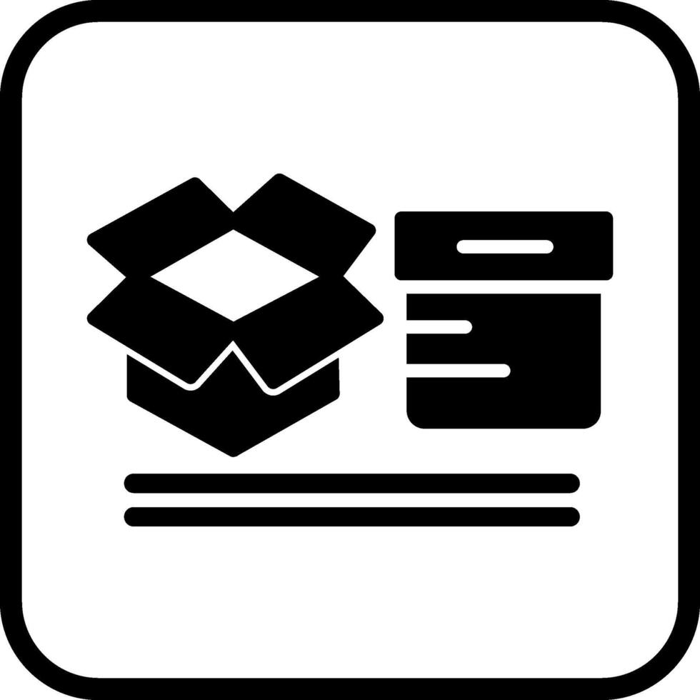 Boxes Vector Icon