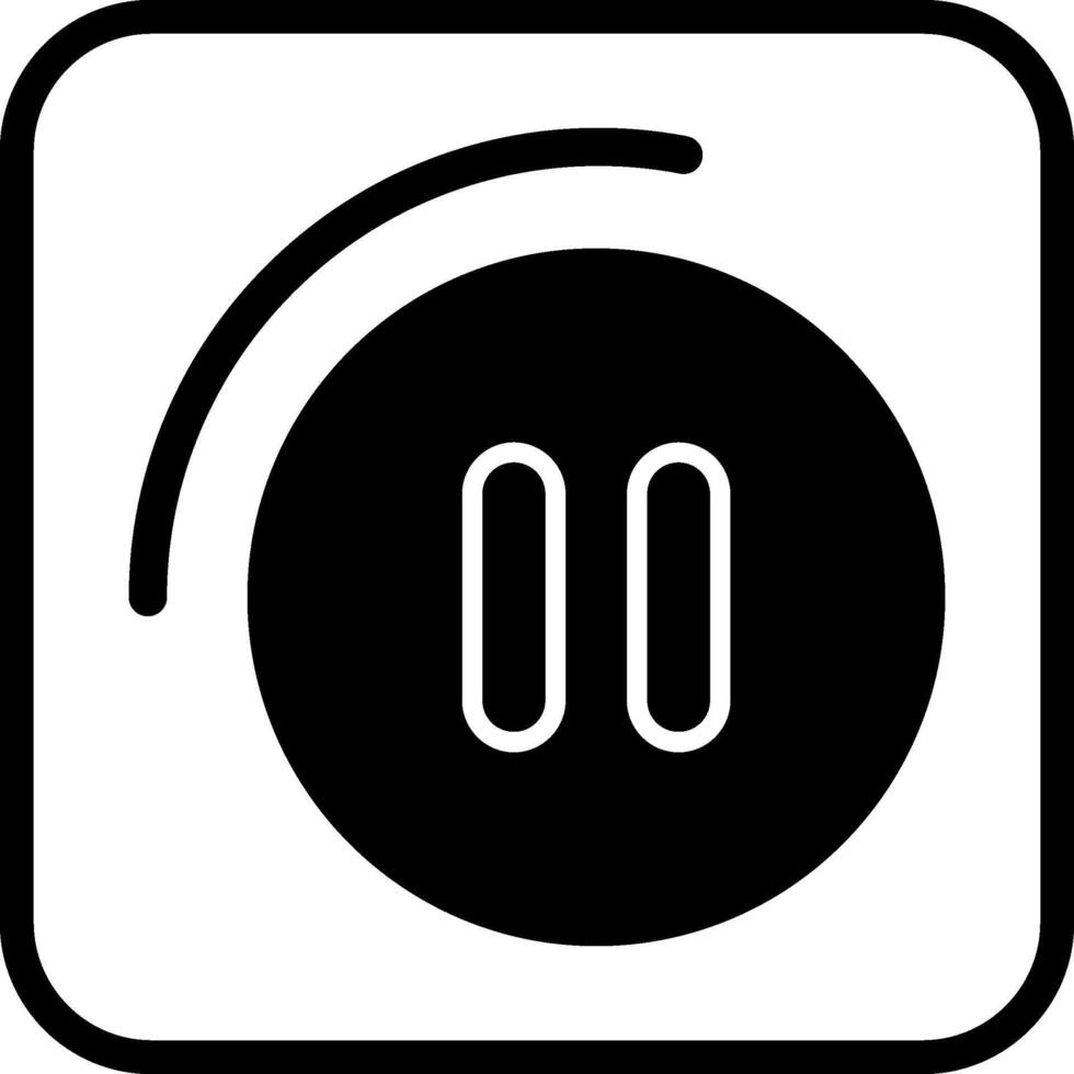 Pause Button Vector Icon