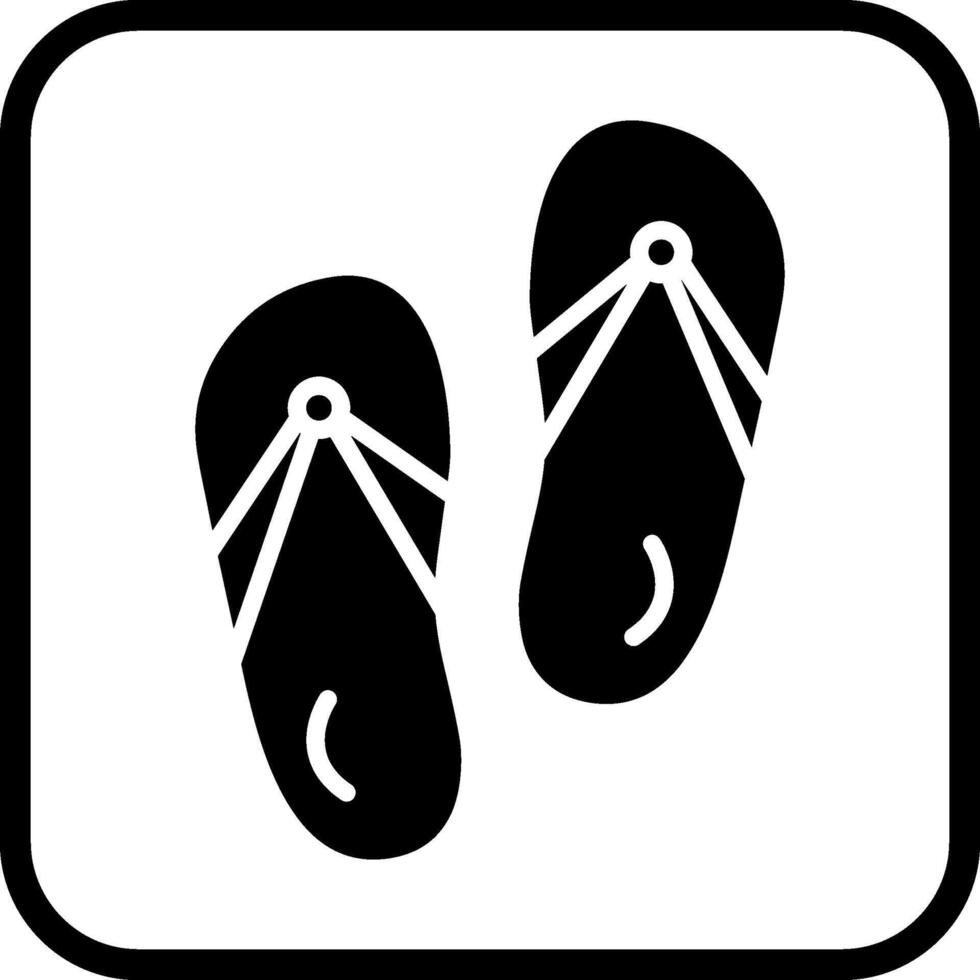 Slippers Vector Icon