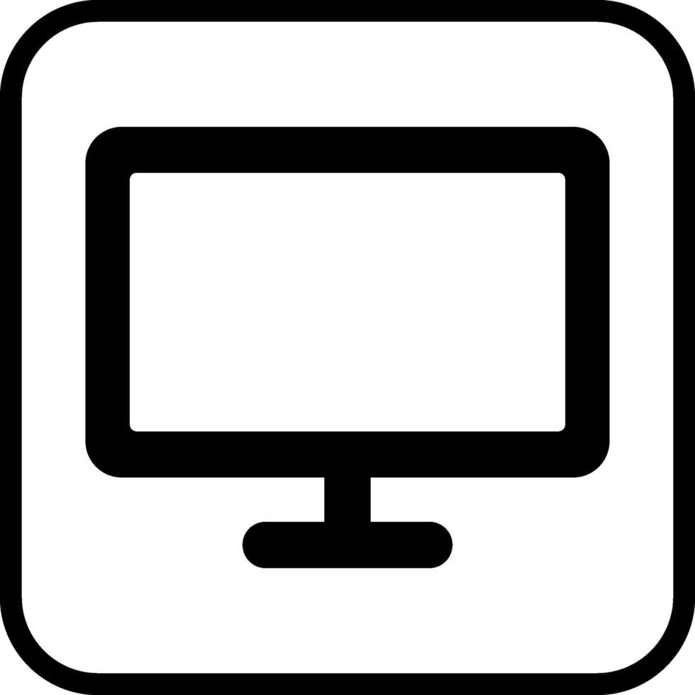 LCD Vector Icon