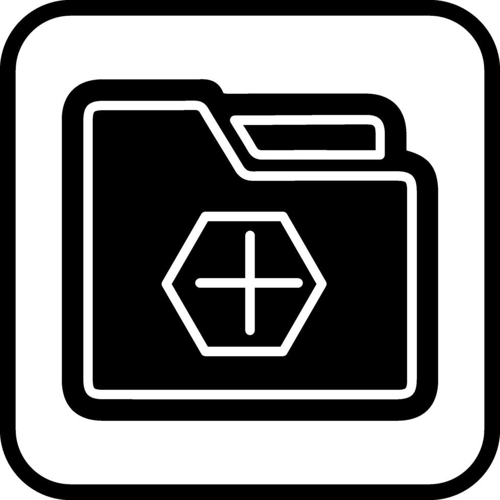 crear carpeta vector icono