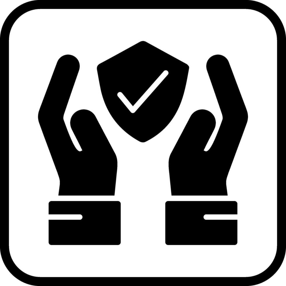 icono de vector de mano